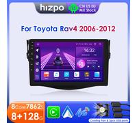 Hizpo 8 + 128GB Android 13 Per Toyota RAV4 2006-2012 Autoradio Lettore Multimediale AI Controllo Vocale di Navigazione GPS Wireless Carplay