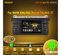 Hizpo 8 Core Android 13 Autoradio Multimediale Per BMW E46 M3 Rover 75 Coupé 318/320/325/330/335 GPS CarPlay AUTO 4G di Navigazione