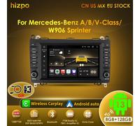 Hizpo 8 "Schermo Multimediale Android per Mercedes Benz B200 Sprinter W906 W639 B W169 W245 Viano Vito Car Auto Radio 8 + 128G