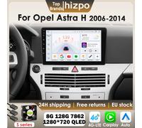 Hizpo 8G 128G 2Din Android 14 Autoradio Per Opel Astra H 2006 - 2014 AI Auto Multimediale GPS 4G BT DSP Carplay 360Camera UIS7862