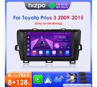 Hizpo QLED 8G + 128G Android 13 Per Toyota Prius 3 2009 - 2015 Autoradio Lettore Video Multimediale GPS Navi Stereo Carplay DSP AI BT S6-6G 64G-8cores-4G