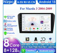 Hizpo 9 pollici Carplay 4G 2 Din Android 13 autoradio per Mazda 3 2004 - 2009 con lettore Video multimediale BOSE Navi GPS DSP WIFI P1(4Core 1G 32G)