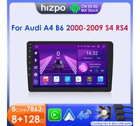 Hizpo AI Radio Vocale Per Audi A4 2000-2009 S4 B6 B7 RS4 Seat Exeo RS4 Auto Multimedia GPS 2din Wireless CarPlay Android Auto 7862