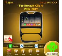 Hizpo AI Voce Android 14 Auto Autoradio GPS Per Renault Clio 2012-2016 Autoradio Multimedia Stereo Video Lettore Audio Navi DSP