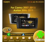 Hizpo Android 13 AI Voce Autoradio Auto Multimedia Per Toyota Camry 2007-2011 Aurion 2006-2011 Carplay 4G 2din GPS Autoradio BT