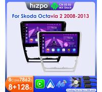 Hizpo Android 13 autoradio per Skoda Octavia 2 A5 2008 - 2013 lettore multimediale navigazione GPS 2 Din Carplay altoparlante Stereo RDS