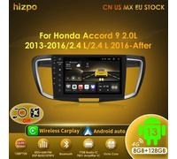 Hizpo Android 13 Lettore Multimediale Per Honda ACCORD 9 2.0L 2.4L 2012-2018 WiFi Autoradio Touch Screen Navigazione GPS Carplay DSP