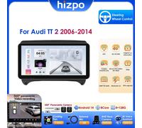 HIZPO Android 14 Autoradio Lettore Multimediale per AUDI TT MK2 8J 2006 2007 - 2014 Carplay Schermo Stereo GPS Navi Bluetooth RDS 4G