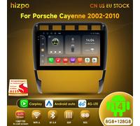 Hizpo Android 14 Autoradio per Porsche Cayenne 1 2002-2010 Lettore video multimediale 2din 4G Navigazione Carplay Unità principale No DVD