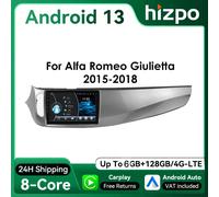 Hizpo Autoradio Android da 9 pollici per Alfa Romeo Giulietta 2015 - 2018 GPS RDS DSP 4G BT CarPlay UI8581 Stystem intelligente P1 (4Core 1G 32G)