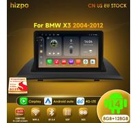 Hizpo Autoradio da 9 pollici con schermo Lettore video multimediale Android Auto CarPlay per BMW X3 E83 2004-2012 Navigazione GPS 2 Din
