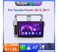 Hizpo Car Multimedia Navigation per Toyota Land Cruiser Prado 150 2013-2017 Radio 2 din Android Autoradio CarPlay Stereo 8 + 128G
