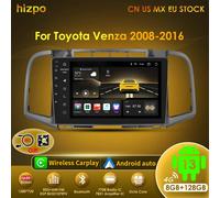 Hizpo Head Unit Audio per Toyota Venza 2008 - 2016 autoradio Carplay lettore Video multimediale navigazione Stereo GPS Android 12 BT