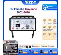 Hizpo Lettore multimediale per auto da 10.33 "Android 14 per Porsche Cayenne 1 2002-2010 Schermo Carplay 2 Din Navi GPS RDS Unità principale stereo