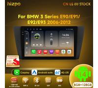 Hizpo Lettore radio multimediale per auto Android 14 per BMW Serie 3 E90 E91 E92 E93 2006-2012 Unità principale audio stereo di navigazione GPS