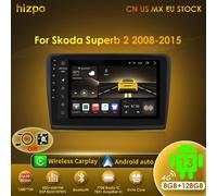Hizpo Per Skoda Superb 2 2008 - 2015 Autoradio Lettore Video Multimediale di Navigazione GPS Android 13 2din 4G + WiFi DSP Carplay Auto