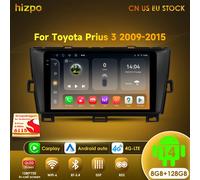 Hizpo QLED 8G + 128G Android 14 Per Toyota Prius 3 2009 - 2015 Autoradio Lettore Video Multimediale GPS Navi Stereo Carplay DSP AI BT