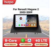 Hizpo Sistemi Intelligenti Per Auto Radio Intelligente per Renault Megane 2 2002-2009 GPS Wireless CarPlay Android Auto Autoradio 6115 8 + 128G QS4 (4GB 32GB)