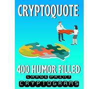 Hj Lee Press Cryptoquote 400 Humor Filled Large Print Cryptograms (Tascabile)
