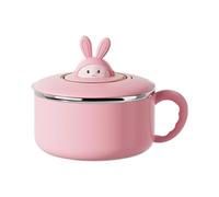 Hjatirace in acciaio - Contenitore istantaneo per noodle da 1200 ml, grande capacità, con coperchio, per panini, verdura, dormitorio, casa, cucina, pendolarismo sul posto di lavoro