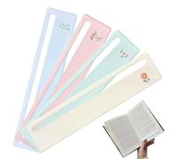 Hjatirace Mahjong Line Reader - Set da 4 Pezzi Leggero Adatto ai Principianti | Regolo per Carte Mahjong per Principianti,Per Serate di Gioco, Pratica e Apprendimento