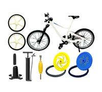 Hjatirace Modello Bi-cycle In Lega M-I-Ni, Set Di Conversione, Giocattolo Di, Movimento Reale Come Le Grandi Bici, Parti Rimovibili, 10,5x5,5x4,5 Cm/4.13x2.17x1.77 Pollici, Per Uomini