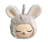 Hjatirace Sound Machine for Sleep | Peluche coniglietto bianco rumore succhietto | Dispositivo ricaricabile wireless per la calma asilo famiglia casa notte camera da letto viaggio routine