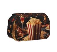 HJBNW Astuccio per matite con scomparti multipli per feste di film e feste, grande capacità, astuccio portatile per trucchi per uomini e donne