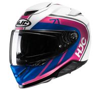 HJC 0805-1128-03 Casco RPHA 71 Mapos XS Blu/Rosa Semi-Piatto (MC-28SF)