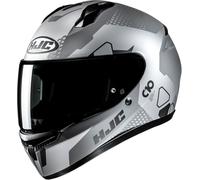 HJC C10 Aspa Casco, grigio/argento/nero, Taglia S (55/56)