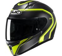 HJC C10 Elie Casco, nero-giallo, taglia 2XS per maschi
