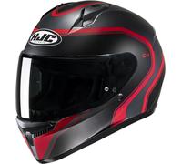 HJC C10 Elie Casco, nero-rosso, taglia L per maschi