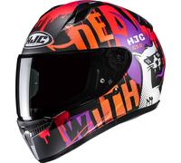 Casco Integrale HJC C10 Fop Nero/ArancioL Nero,Arancio