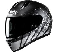 HJC C10 Haven Casco, nero-argento, taglia S per maschi