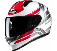 HJC Casco integrale C10 HIPER MC1 Bianco/Rosso Taglia L