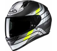 HJC Casco integrale C10 Hiper nero/grigio/giallo fluo Taglia M per maschi