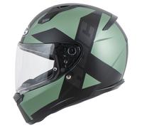 HJC C10 Tez MC4SF Casco Integrale unisex verde, taglia 2XS
