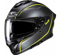 HJC C71 Quez Casco, grigio/giallo, Taglia L (58/59)
