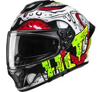 HJC C71 Squeeze Elmetto, bianco/verde/rosso, Taglia L (58/59)