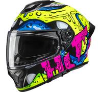 HJC C71 Squeeze Elmetto, giallo/rosa, Taglia XXL (62/63)