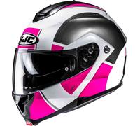 HJC C91N Jyn Casco, nero/bianco/rosa, Taglia M (57/58)
