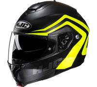 HJC C91N Nepos Casco, nero/giallo, Taglia XS (54/55)