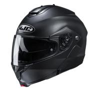 HJC C91N Solid Casco Pieghevole (Nero Opaco) Taglia:L (59) Pieghevole Casco Nero