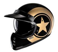 HJC V60 Nyx Casco, nero/oro, Taglia M (57/58)