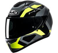 HJC - Casco C10 Tins MC-3H Nero,Grigio,Giallo L