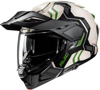 HJC - Casco i80 Velly MC4SF Nero,Verde XXL