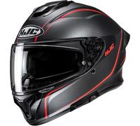 HJC CASCO INTEGRALE C71 QUEZ NERO ROSSO OPACO