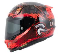 HJC RPHA 12 Diablo Blizzard Casco, nero-rosso, taglia M per donne