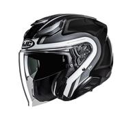 HJC CASCO JET F31 BASK NERO GRIGIO BIANCO