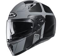 HJC Casco moto i70 PRIKA MC5, Nero/Grigio, L